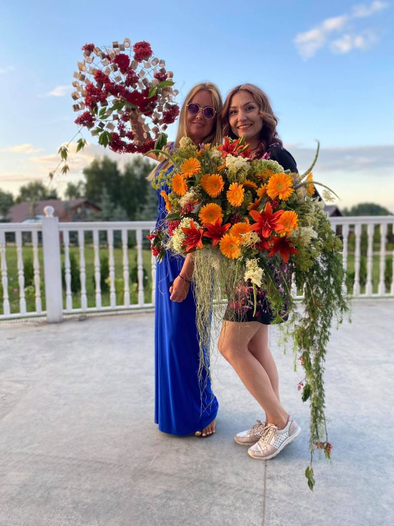 Цветочный шатер-зонтик азербайджанского флориста признан одним из лучших в России (ФОТО)