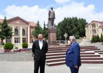 Президент Ильхам Алиев прибыл в Дашкесанский район (ФОТО/ВИДЕО)