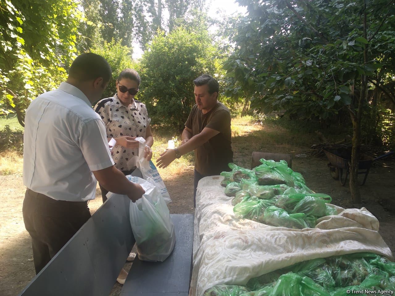 По инициативе депутата Севиль Микаиловой в Худате розданы праздничные подарки по случаю Гурбан байрамы (ФОТО)