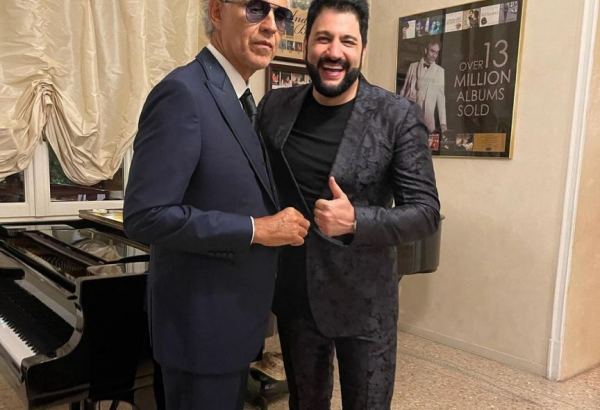 Народный артист Азербайджана спел вместе с Андреа Бочелли (ФОТО/ВИДЕО)