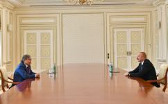 Президент Ильхам Алиев принял выдающегося казахского поэта и общественного деятеля Олжаса Сулейменова (ФОТО/ВИДЕО)