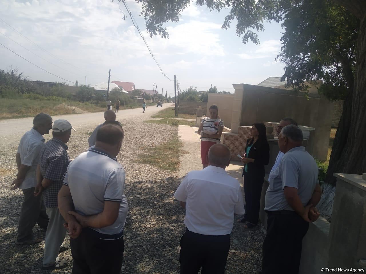 Депутат Севиль Микаилова провела очередную встречу с избирателями в Хачмазе (ФОТО)