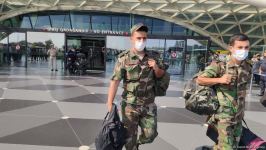 Группа азербайджанских пожарных, отправленных в Турцию для борьбы с лесными пожарами, вернулась на родину (ФОТО)