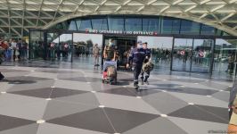 Группа азербайджанских пожарных, отправленных в Турцию для борьбы с лесными пожарами, вернулась на родину (ФОТО)