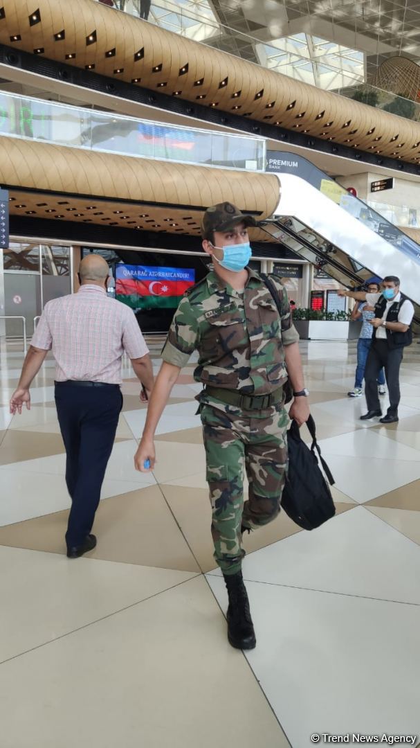 Группа азербайджанских пожарных, отправленных в Турцию для борьбы с лесными пожарами, вернулась на родину (ФОТО)