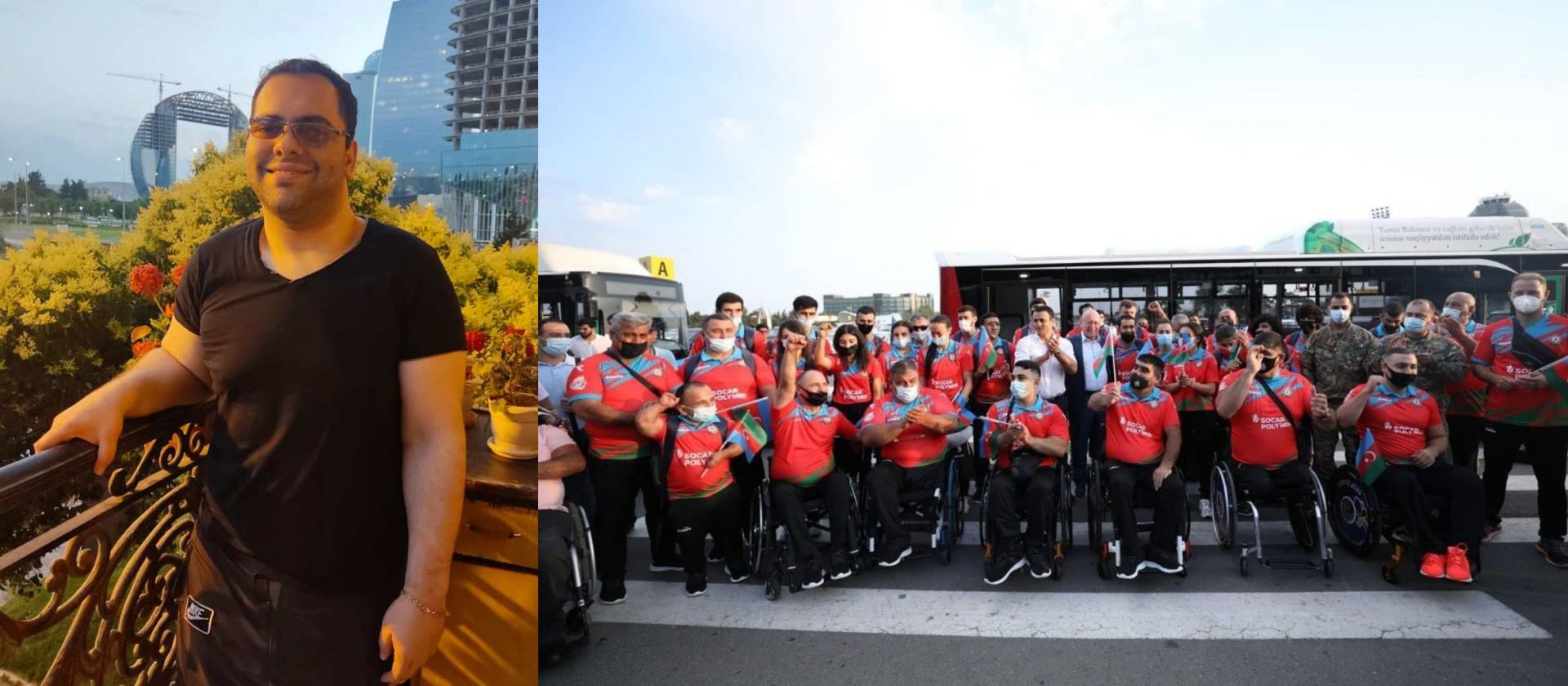 Кавказский Стиви Уандер поддержал азербайджанских паралимпийцев в Токио (ВИДЕО)