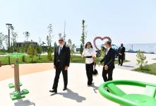 Президент Ильхам Алиев и Первая леди Мехрибан Алиева приняли участие в открытии нового парка «Гянджлик» в Баку (ФОТО/ВИДЕО)