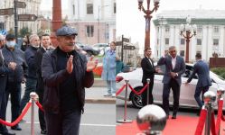 Азербайджанский актер и режиссер на красной дорожке Казанского кинофестиваля (ФОТО)