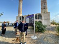 Спецпредставитель ЕС по Южному Кавказу находится в Агдаме (ФОТО)