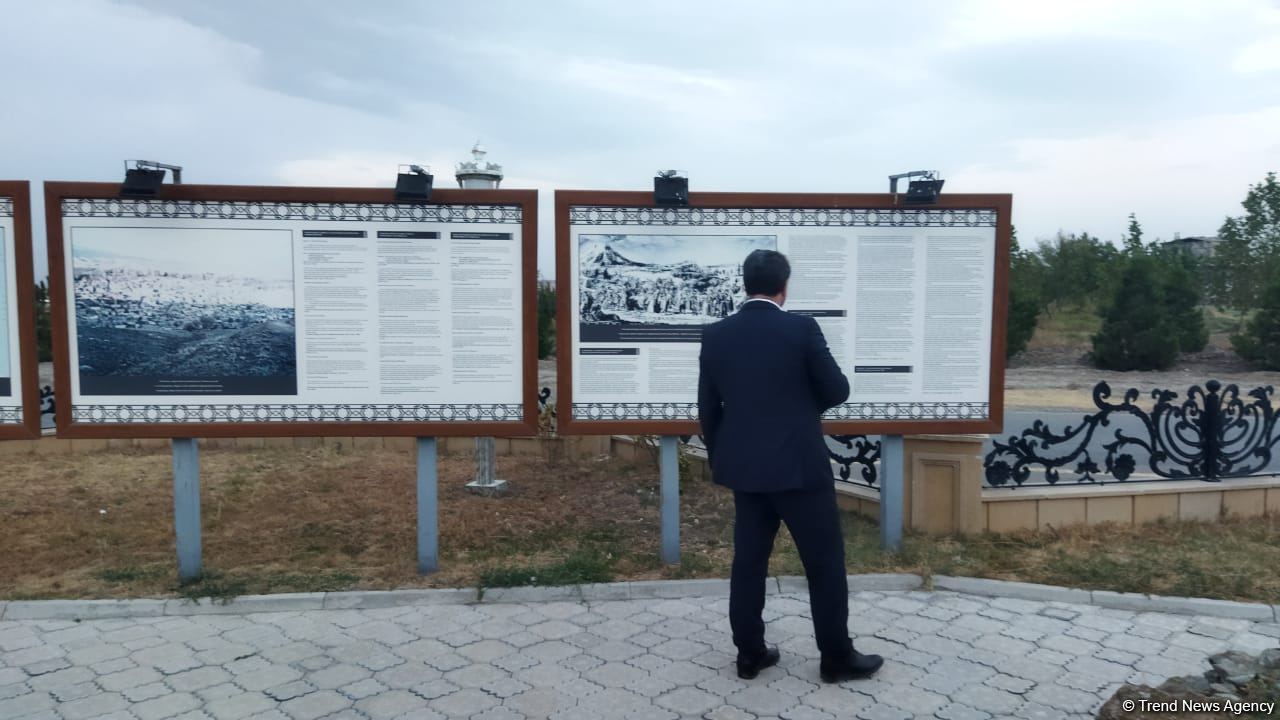 Делегация Ассоциации омбудсменов ОИС осмотрела памятник «Марага-150» в Тертере (ФОТО)