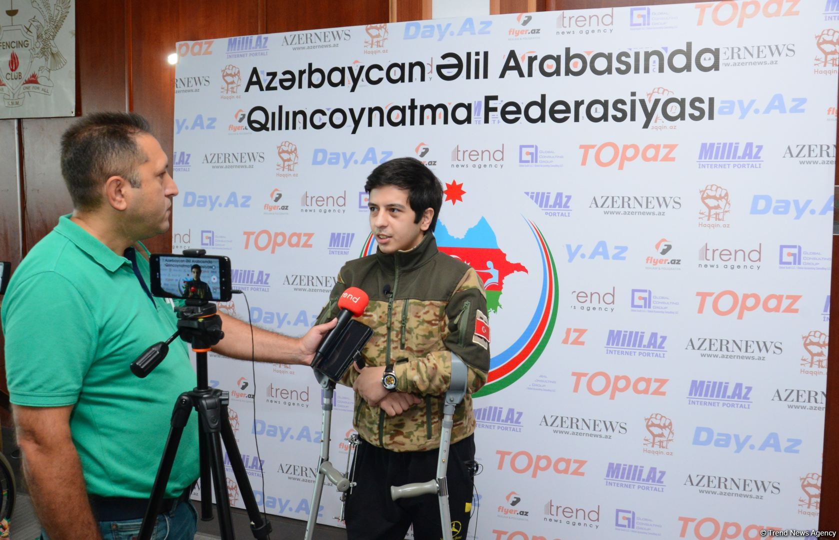 Федерация фехтования инвалидов-колясочников Азербайджана провела торжественное мероприятие с участием гази Карабахской войны (ВИДЕО, ФОТО)