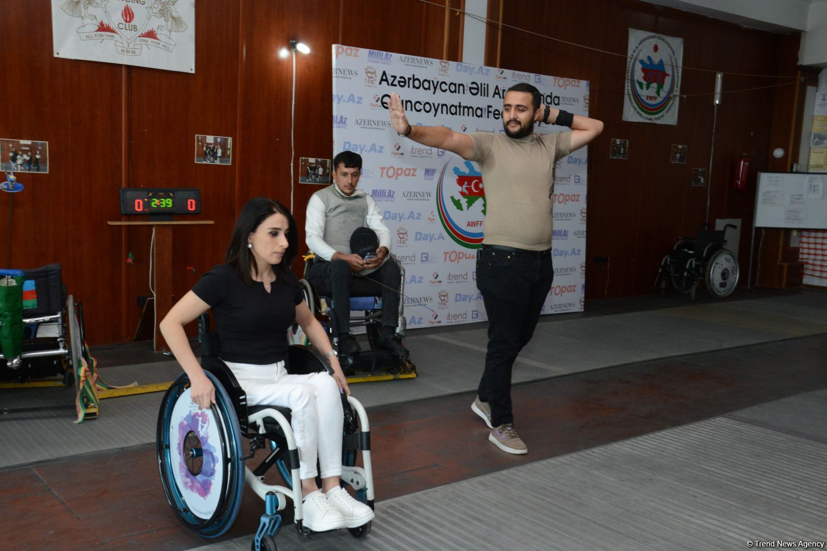 Федерация фехтования инвалидов-колясочников Азербайджана провела торжественное мероприятие с участием гази Карабахской войны (ВИДЕО, ФОТО)