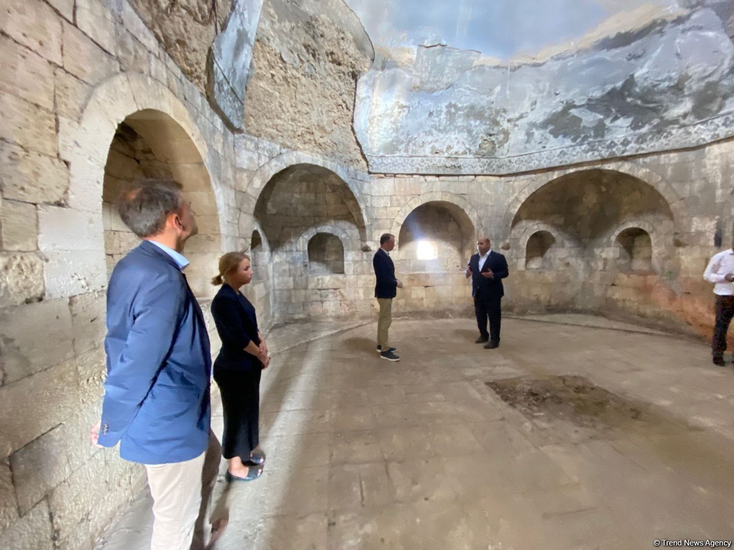 Спецпредставитель ЕС по Южному Кавказу находится в Агдаме (ФОТО)