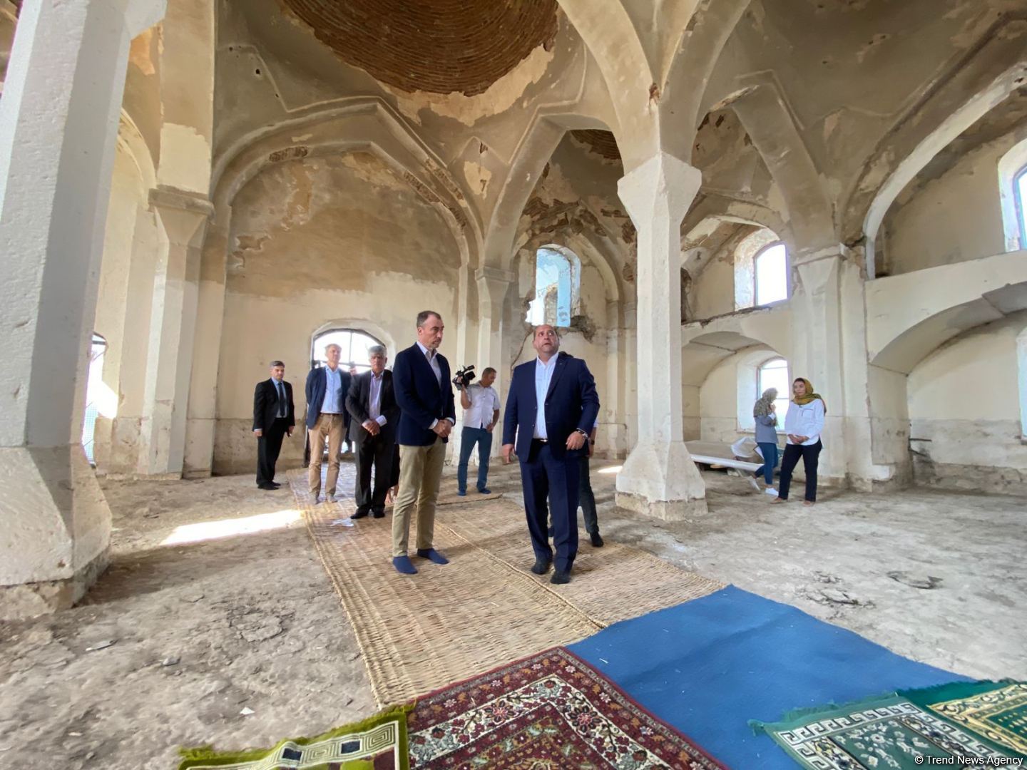 Спецпредставитель ЕС по Южному Кавказу находится в Агдаме (ФОТО)