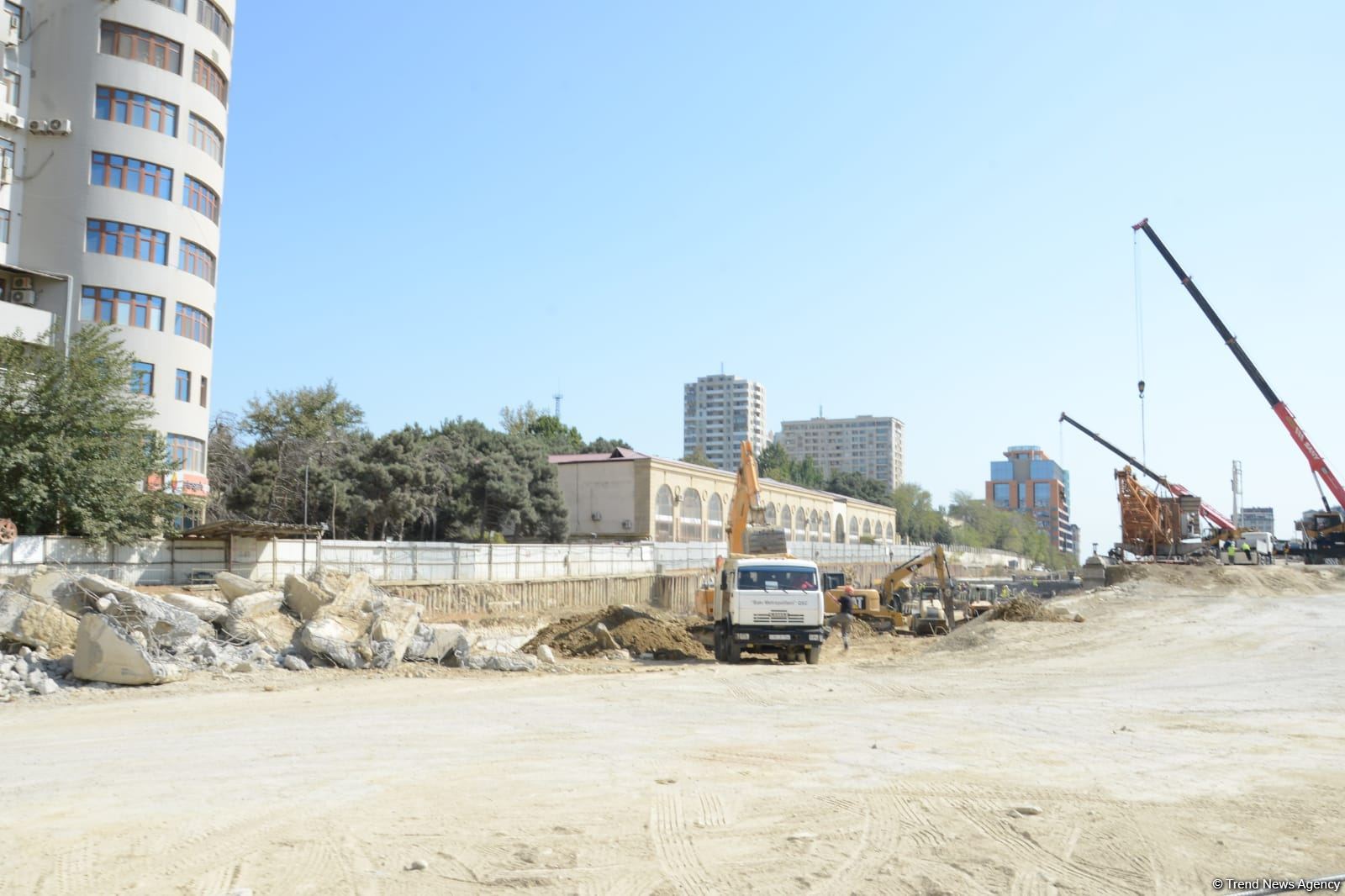 Построен тоннель, который соединит две станции метро в Баку (ФОТО)