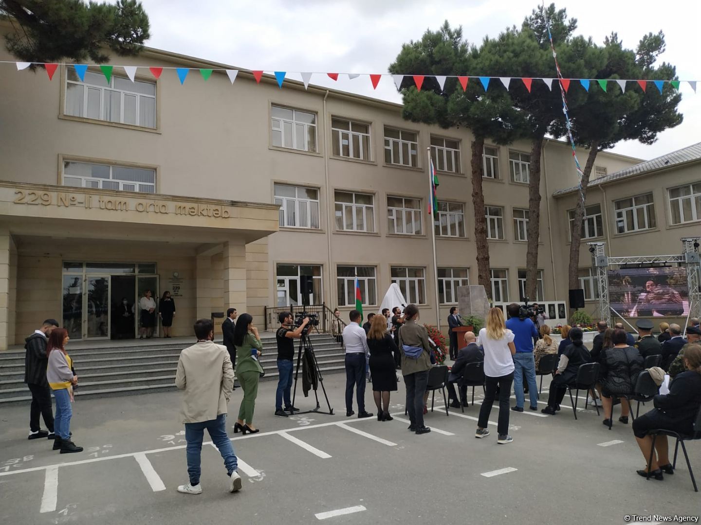 В Баку состоялось торжественное открытие бюста Национального героя Азербайджана Юрия Ковалева (ФОТО/ВИДЕО)