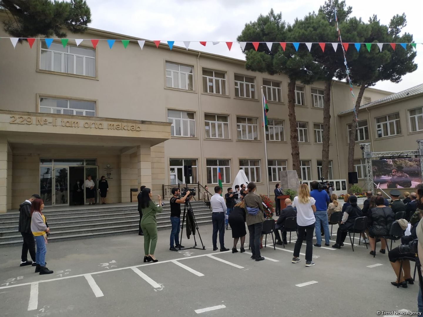 В Баку состоялось торжественное открытие бюста Национального героя Азербайджана Юрия Ковалева (ФОТО/ВИДЕО)