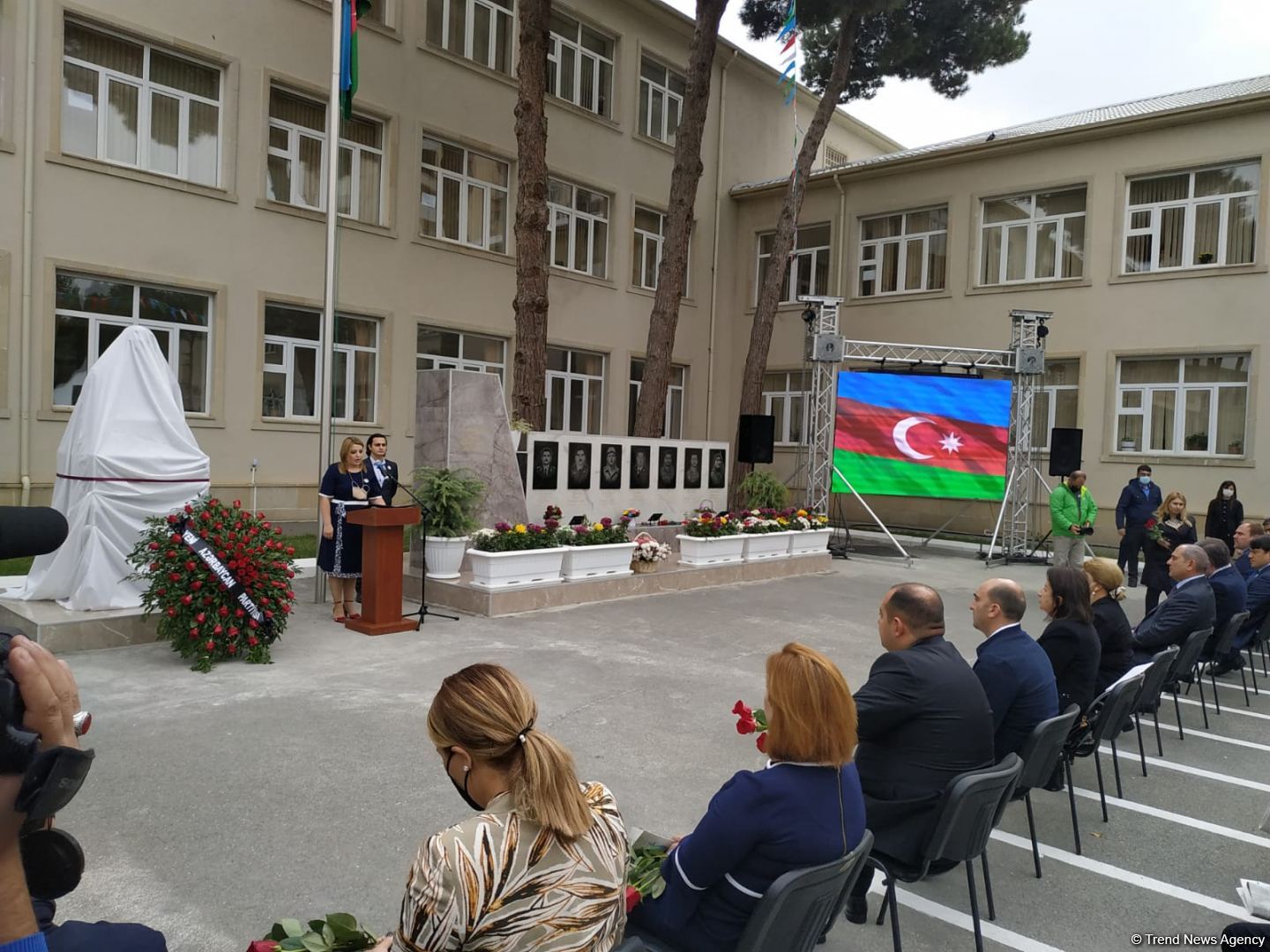 В Баку состоялось торжественное открытие бюста Национального героя Азербайджана Юрия Ковалева (ФОТО/ВИДЕО)