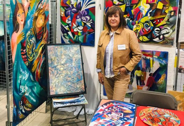 В мэрии Булонь-Бийанкур представлены картины азербайджанской художницы (ФОТО/ВИДЕО)