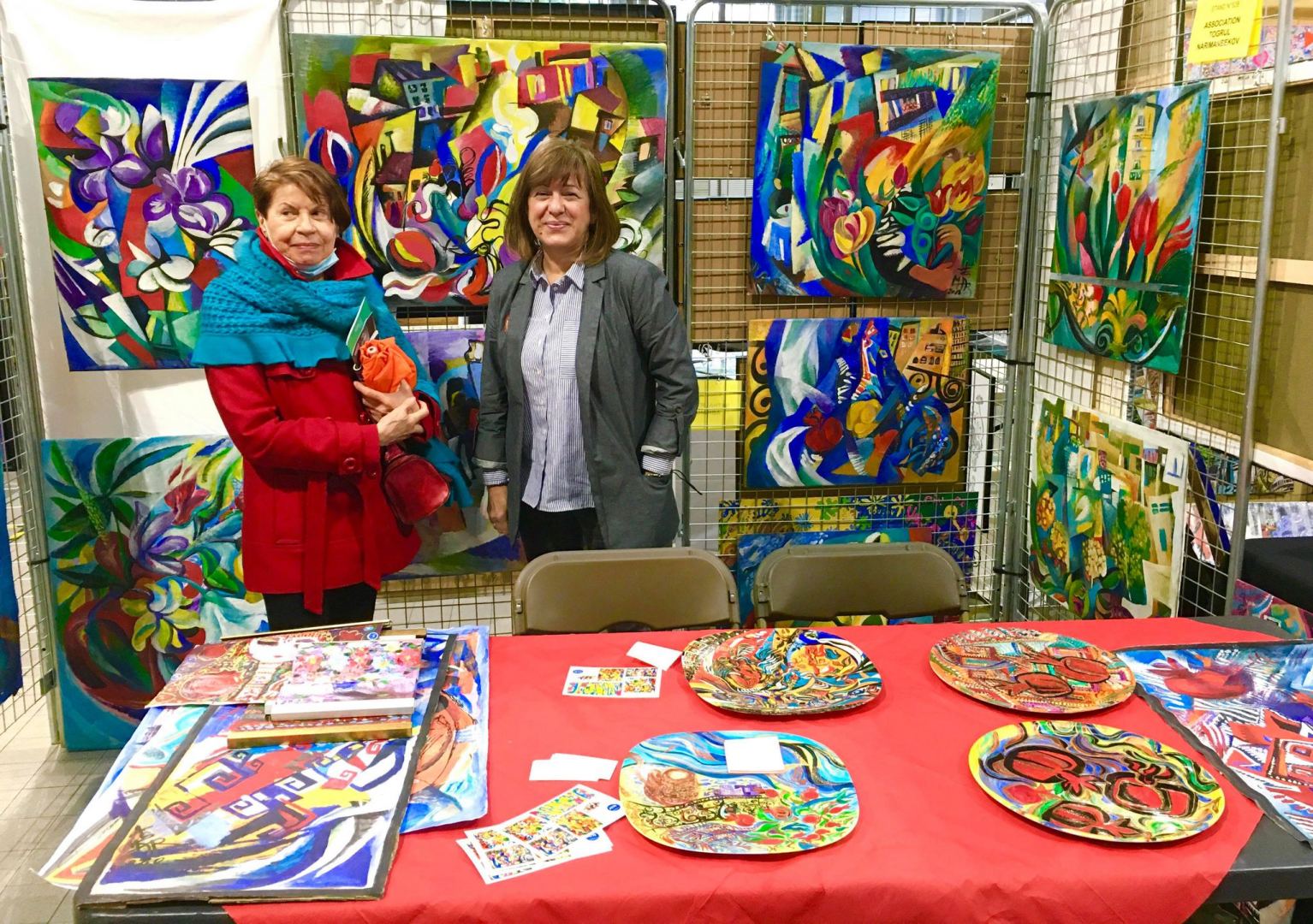 В мэрии Булонь-Бийанкур представлены картины азербайджанской художницы (ФОТО/ВИДЕО)