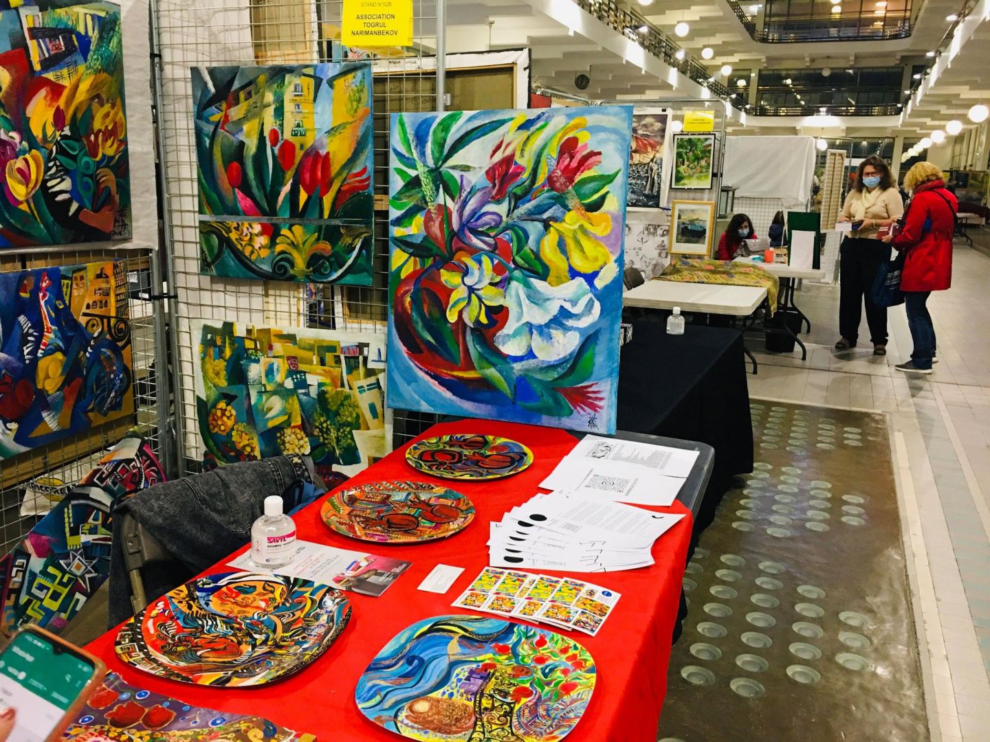 В мэрии Булонь-Бийанкур представлены картины азербайджанской художницы (ФОТО/ВИДЕО)