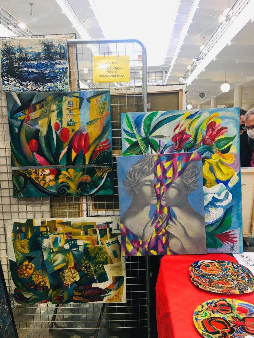 В мэрии Булонь-Бийанкур представлены картины азербайджанской художницы (ФОТО/ВИДЕО)