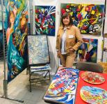 В мэрии Булонь-Бийанкур представлены картины азербайджанской художницы (ФОТО/ВИДЕО)