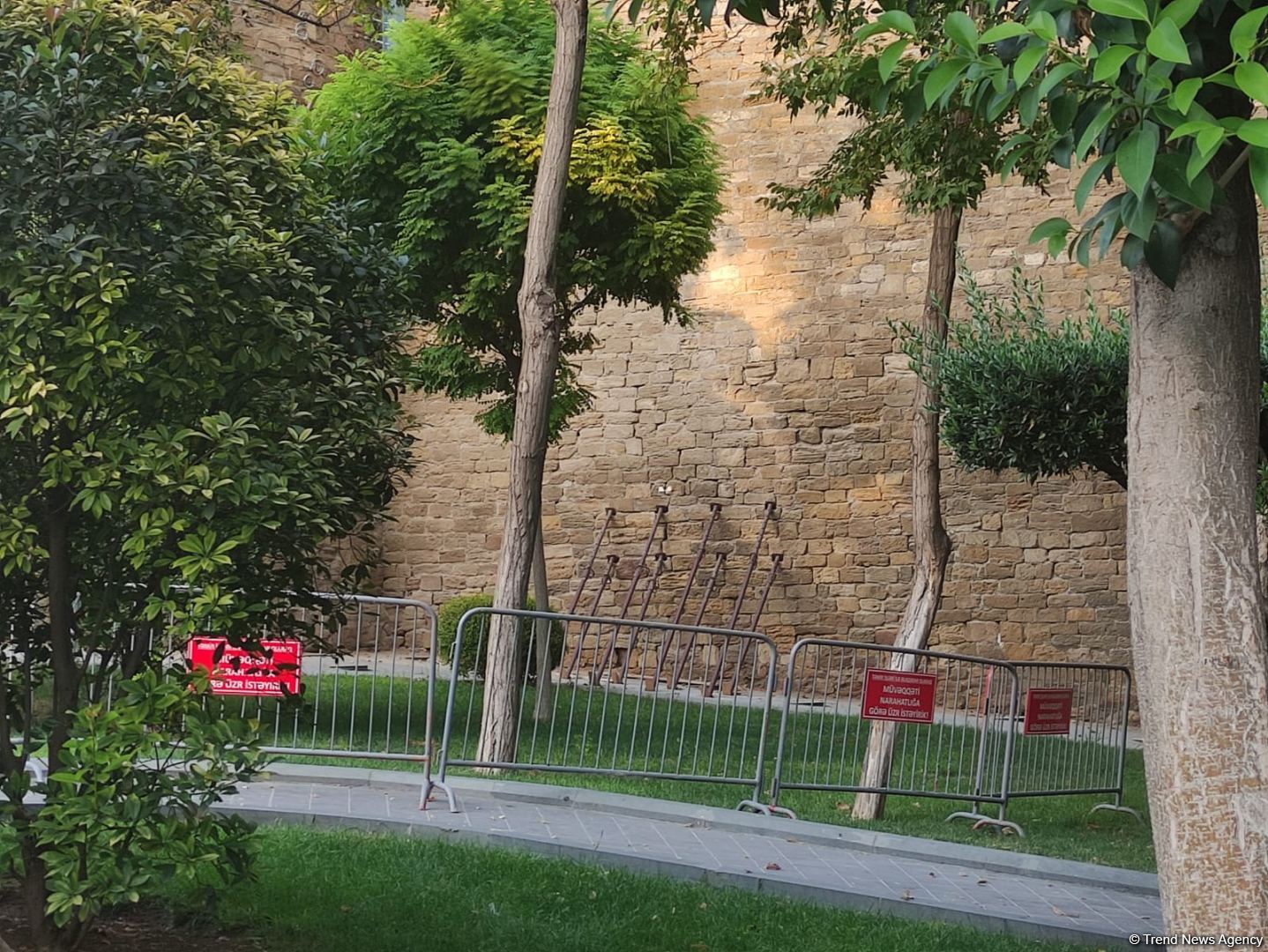 В Баку завершается реставрация крепостных стен Ичеришехер (ФОТО)