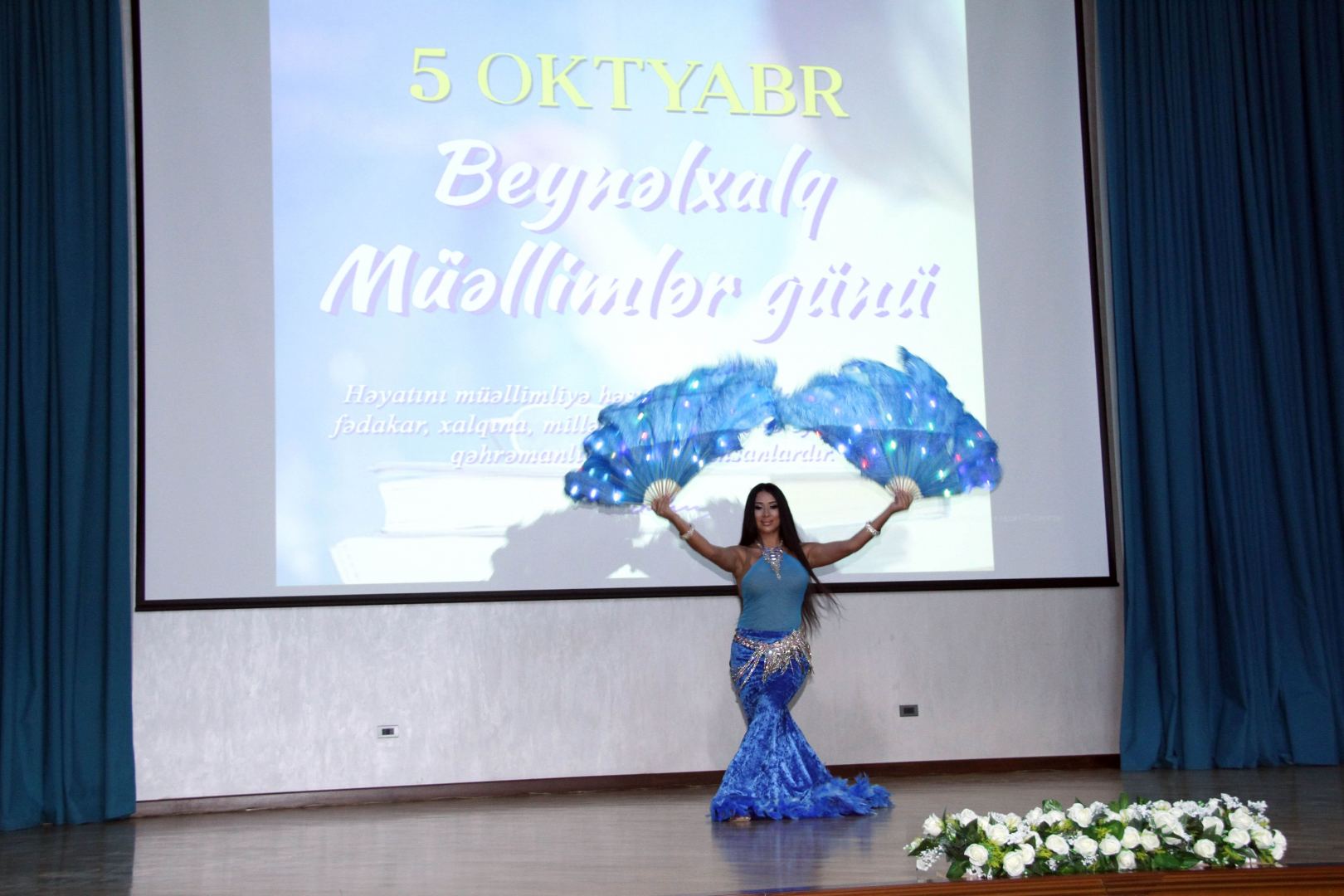 В Высшем военном училище имени Гейдара Алиева прошел концерт, посвященный Международному дню учителя (ФОТО)