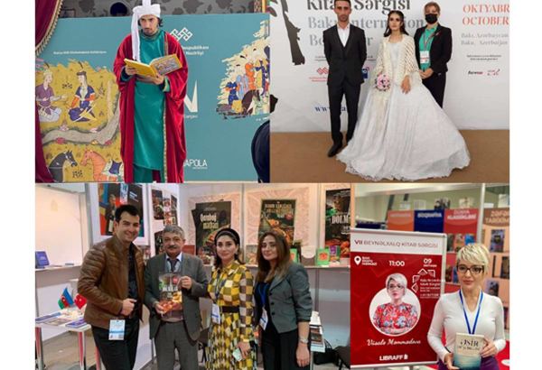 Жених и невеста создали семью на книжной выставке в Баку, ковер любви, "аппетитные" издания… (ФОТО)