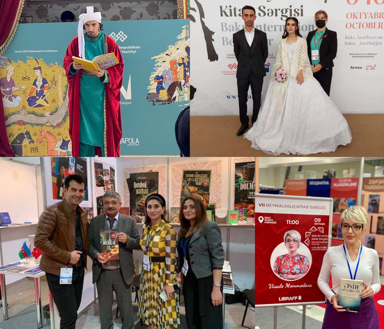 Жених и невеста создали семью на книжной выставке в Баку, ковер любви, "аппетитные" издания… (ФОТО)