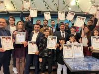 Звезда сериала "Kurtlar Vadisi" с супругой приехал в Баку (ФОТО)