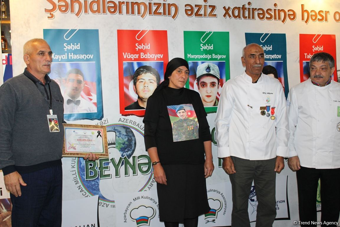 Азербайджанские кулинары – они сражались за Родину (ФОТО)
