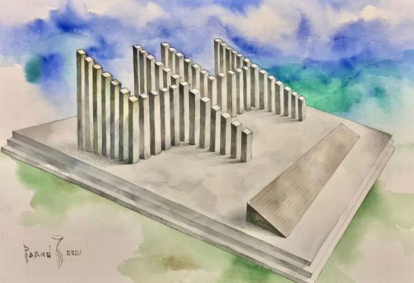 Рашад Мехтиев о создании монумента "44" в центре Физули (ФОТО)