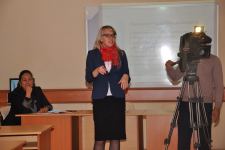 Известная российская журналистка посетила Академию телерадио в Баку (ФОТО)