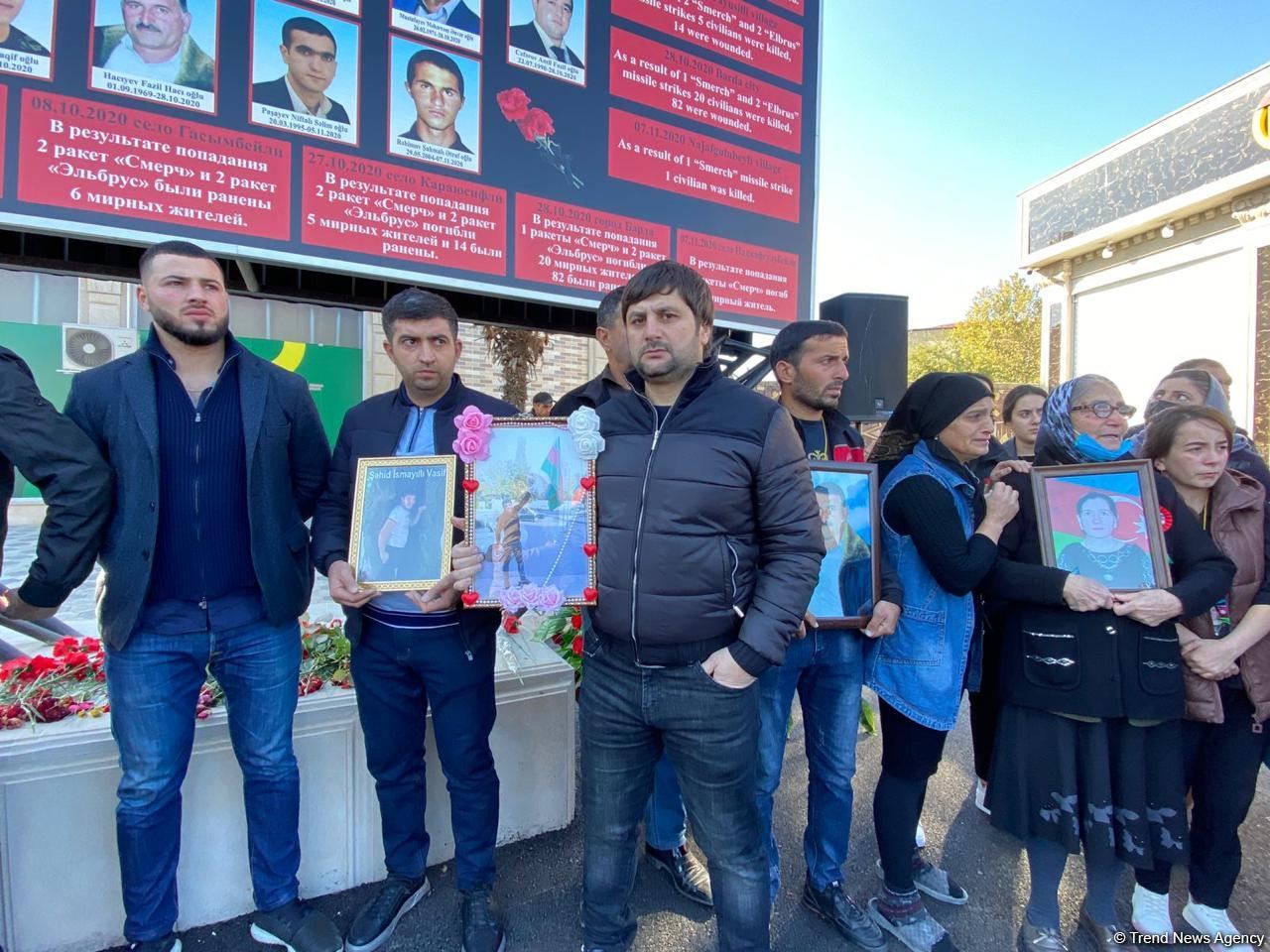 В Барде почтили память жертв армянского террора (ФОТО)