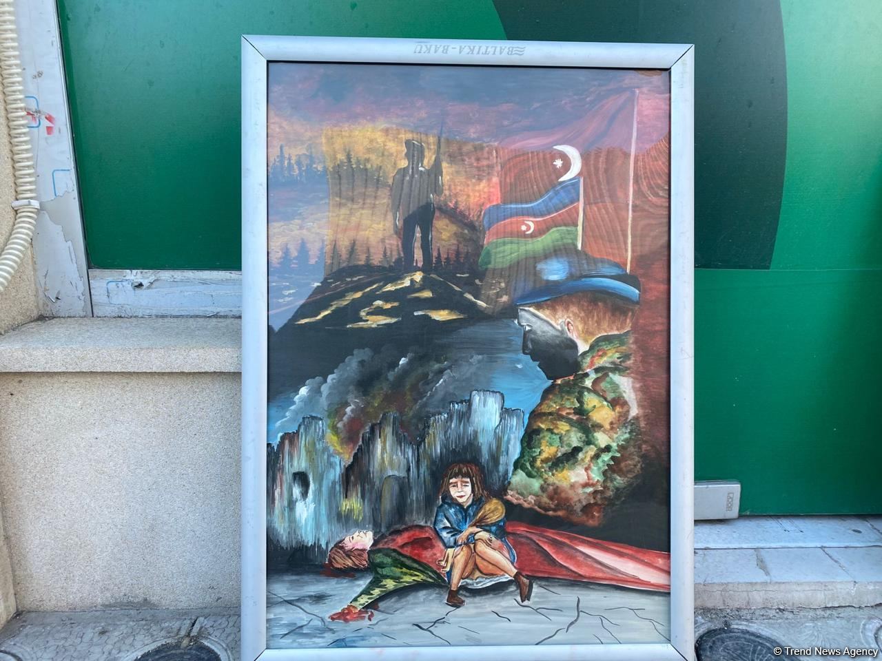 В Барде почтили память жертв армянского террора (ФОТО)