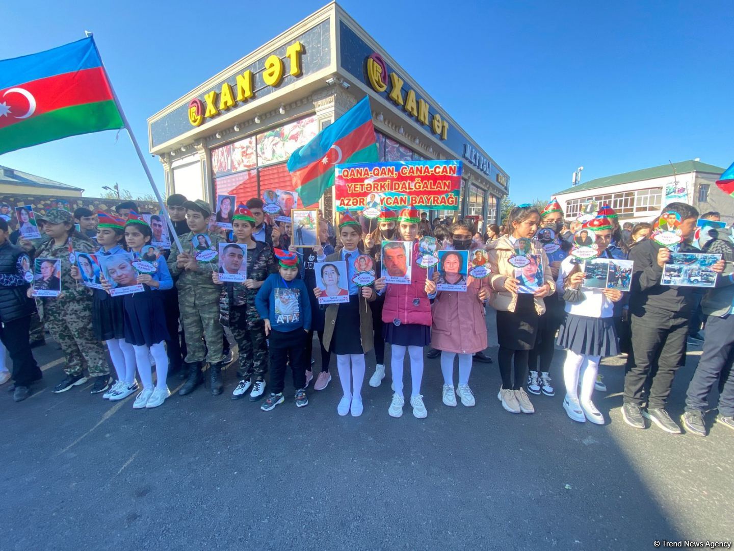 В Барде почтили память жертв армянского террора (ФОТО)