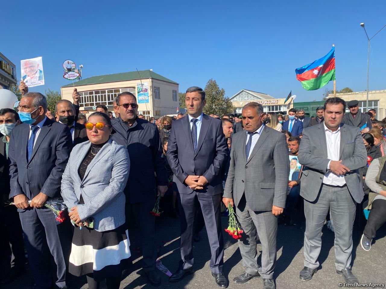 В Барде почтили память жертв армянского террора (ФОТО)