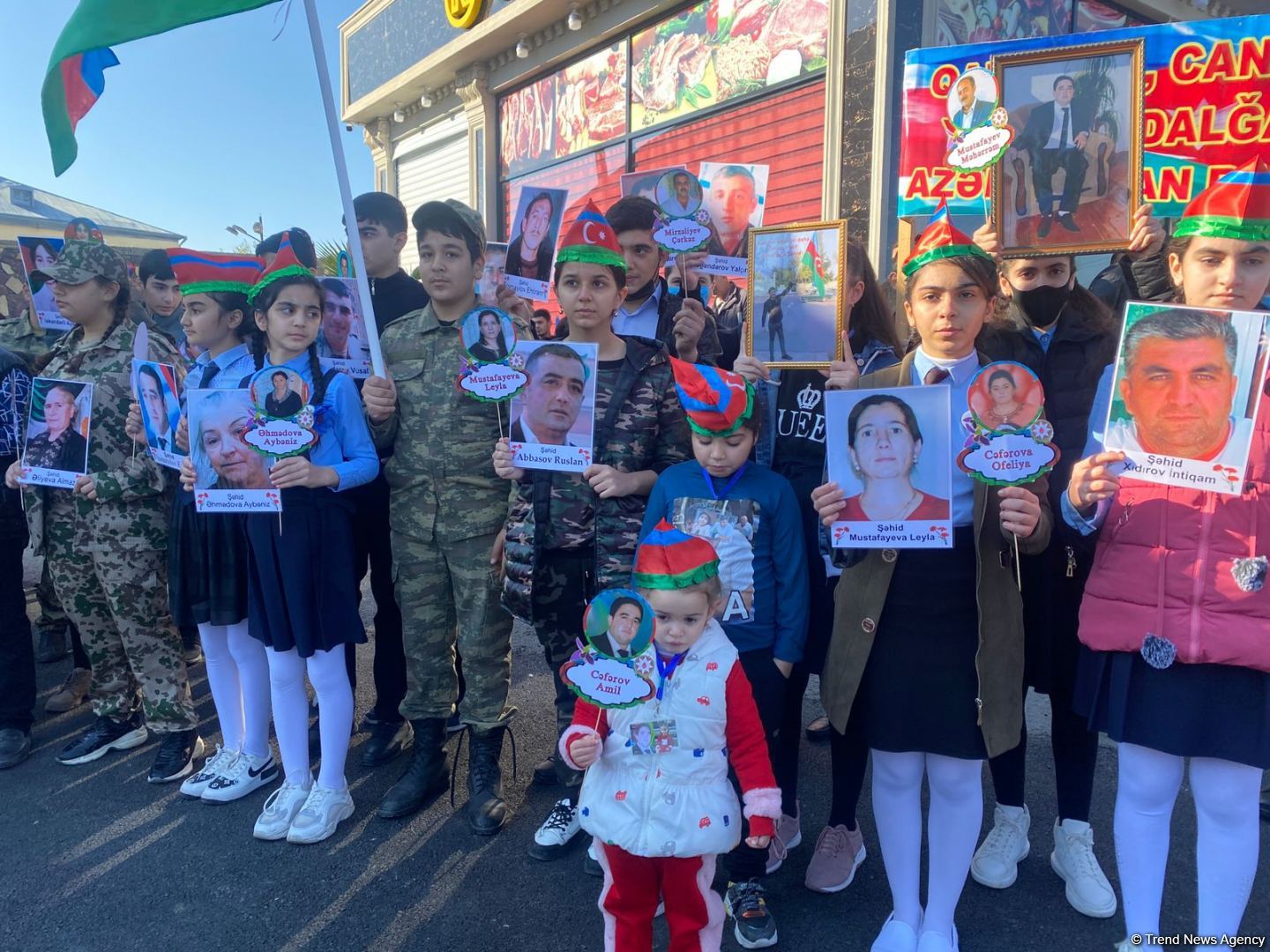 В Барде почтили память жертв армянского террора (ФОТО)