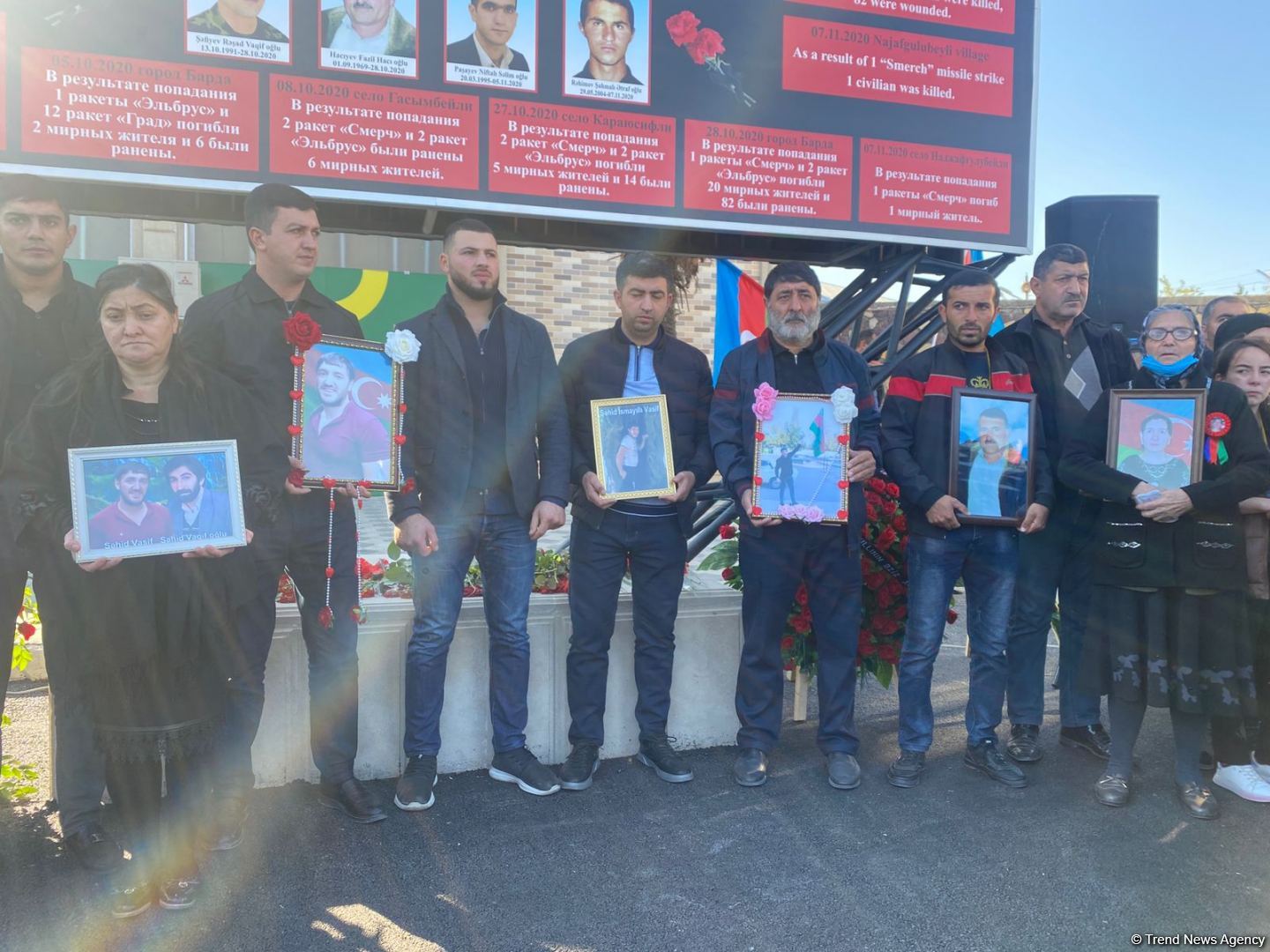 В Барде почтили память жертв армянского террора (ФОТО)