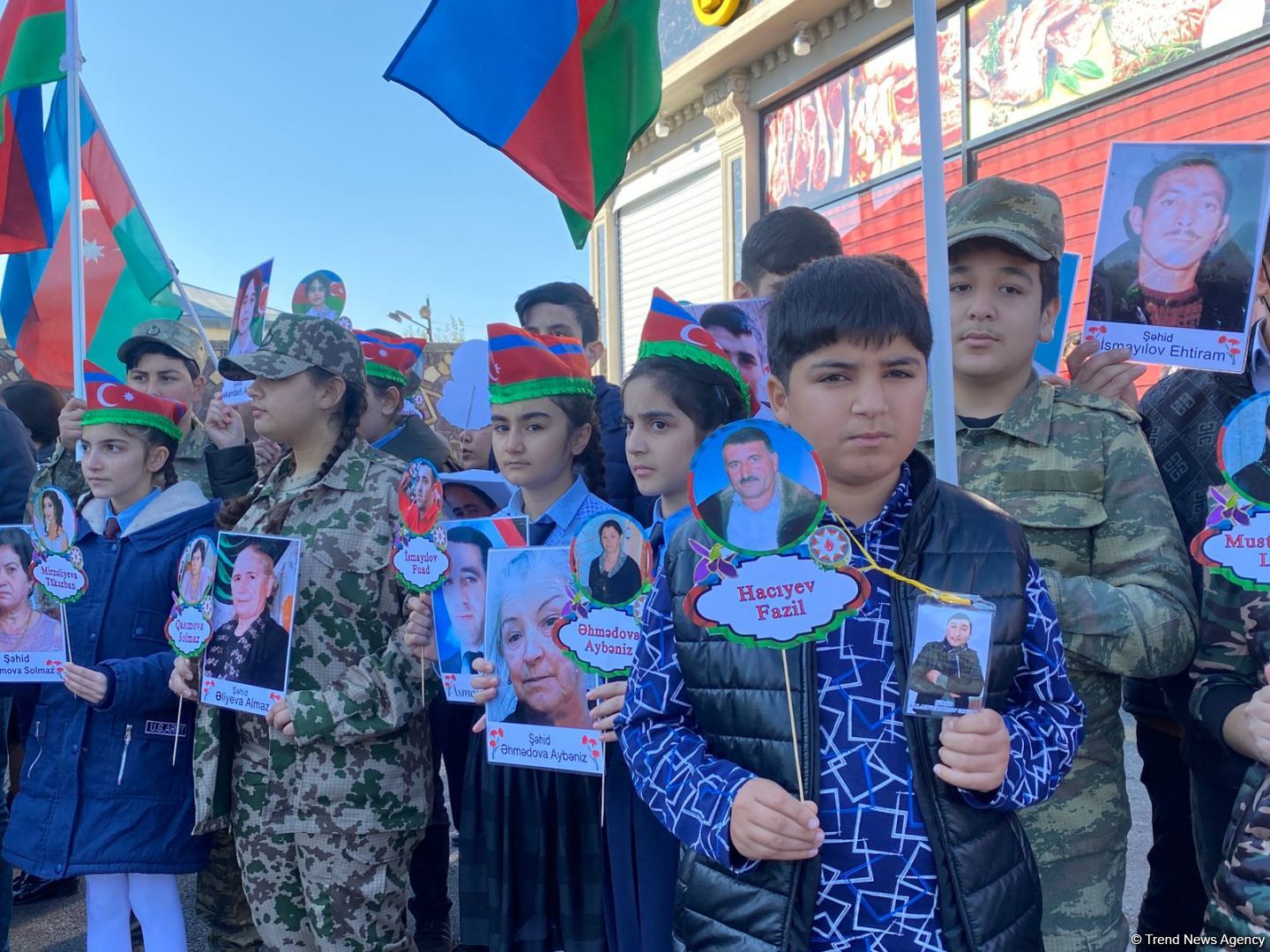 В Барде почтили память жертв армянского террора (ФОТО)