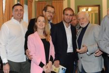 Азербайджанский поэт отмечен престижной премией в Москве. Сахиб Мамедов награжден золотым знаком и званием "Золотое перо Руси" (ФОТО)