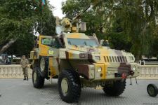 Оружие, использованное во время 44-дневной Отечественной войны Азербайджана, демонстрируется на ярмарке Zəfər (ФОТО)