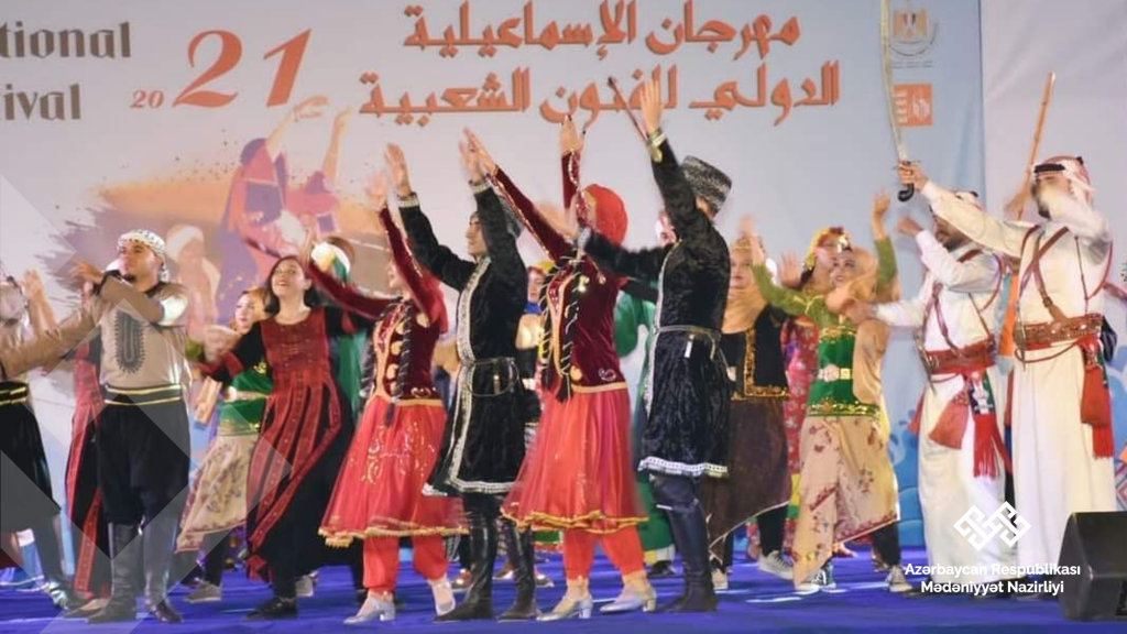 Эстрадно-фольклорный ансамбль Cəngi выступил в Египте (ФОТО)