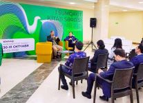 Продай свою книгу - инновационный проект на первой Сумгайытской книжной выставке (ФОТО)