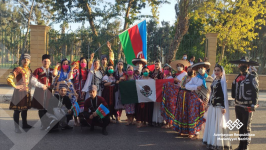 Эстрадно-фольклорный ансамбль Cəngi выступил в Египте (ФОТО)