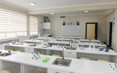 Президент Ильхам Алиев и Первая леди Мехрибан Алиева приняли участие в открытии нового здания Чарханской сельской средней школы в Шамахе (ФОТО/ВИДЕО)