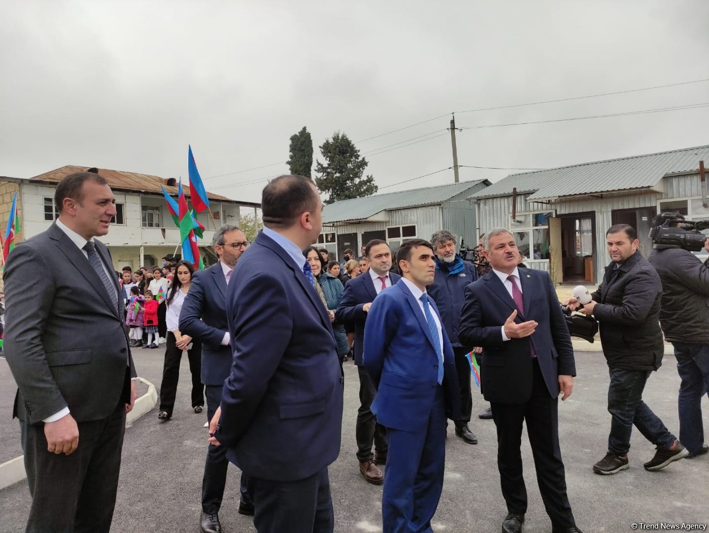 В Тертере открылась новая школа модульного типа на месте старой, разрушенной в результате армянского обстрела (ФОТО)