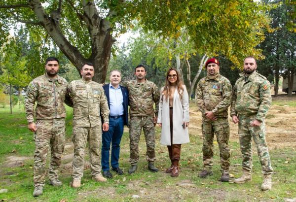 Общество охраны природы, члены семей шехидов и гази Отечественной войны провели акцию в честь Дня Победы (ФОТО)